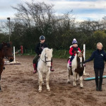 Full family on horses in County Antrim
