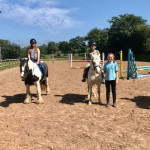 Ballylagan Trail Rides area with jumps in County Antrim